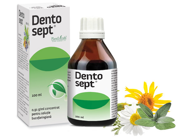 Dentosept 0,91 g/ml concentrat pentru soluții bucofaringiene